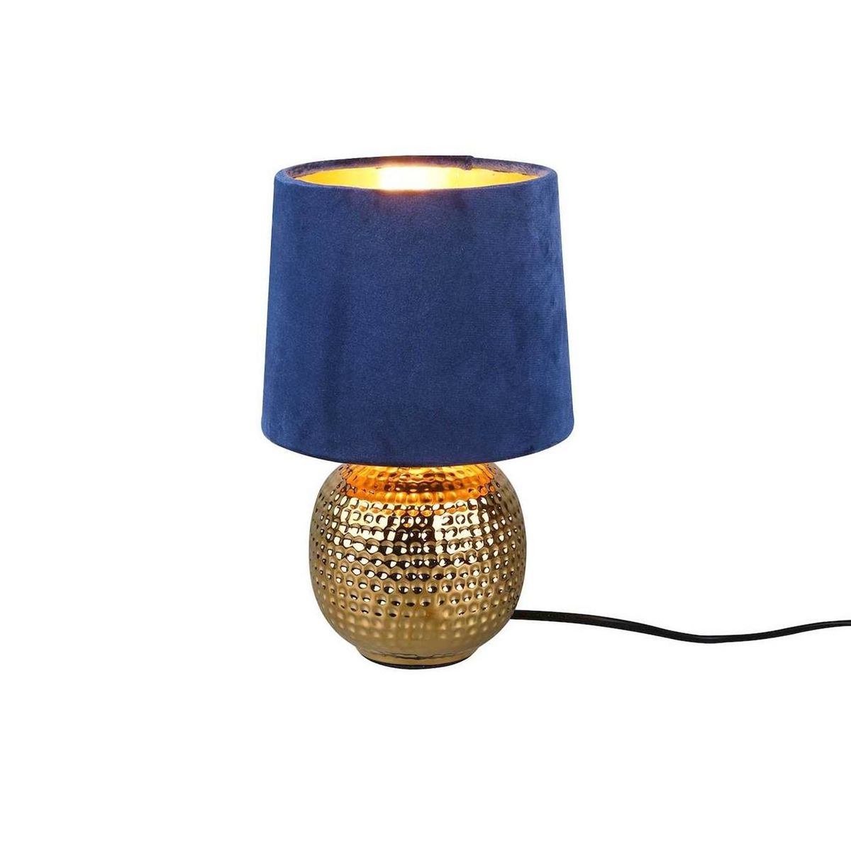 Moderne floral bleu clair lampe de table lampe de chevet neuf